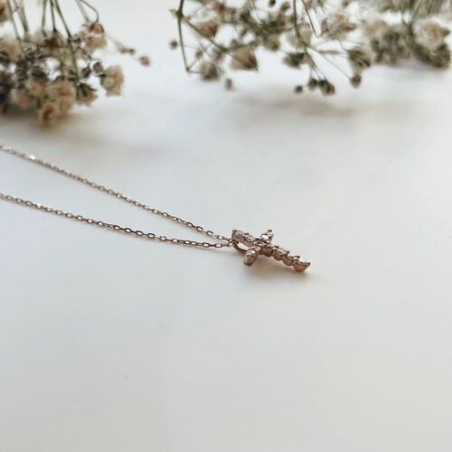 Mini Gold Cross Diamonds