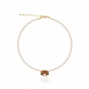 collar maxi de perlas