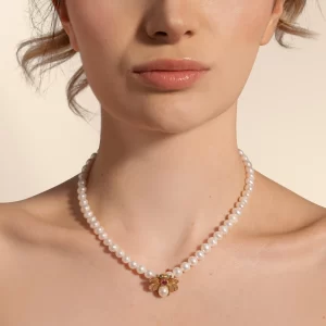 collar maxi de perlas