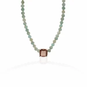 Collar de amazonita