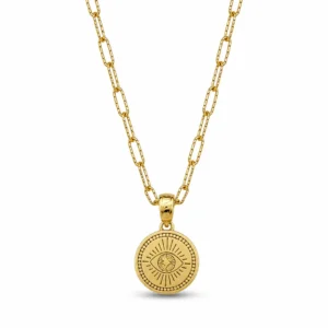 COLLAR PAPER DIAMOND EN PLATA CON ENCHAPE EN ORO AMARILLO 24K - EDICIÓN   INTUICIÓN.